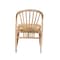 Baxton Studio Kobe MidCentury Modern Natural Brown Finished Wood and Rattan Dining Chair 224-12834-ZORO - alternate 5